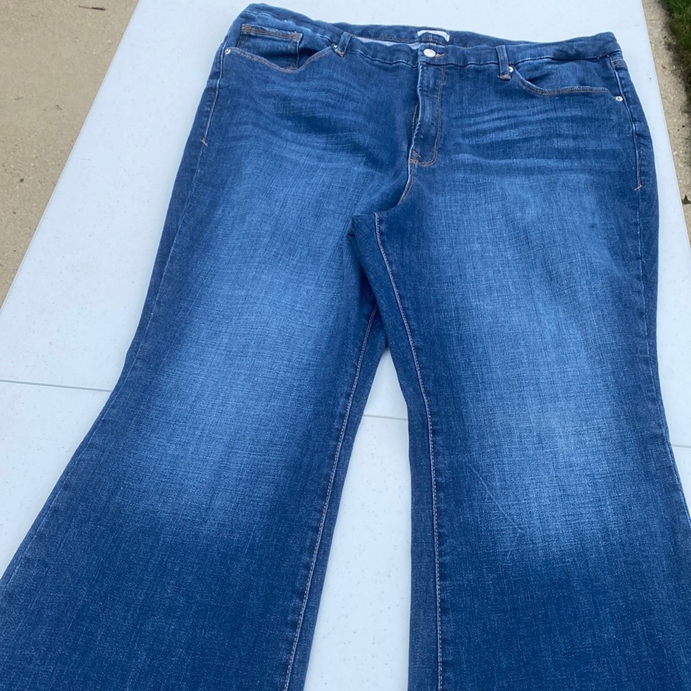 Good American flare jeans